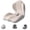 Beige-Gray, variant on Evercushion Seat Cushion, Memory Foam Coccyx Cushion with Lumbar Support, Cooling Ergonomic Chair Pad for Desk, Car, Wheelchair, Gaming & Long Sitting Comfort