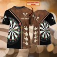 thumbnail image 1 of PLstar Cosmos-Camiseta de dardos con nombre personalizado para hombre, camisa con estampado 3D, de manga corta, informal, Unisex, DW82Adult size 6XL Gao Jinjia LED, 1 of 2