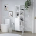thumbnail image 3 of Engineered Wood Strength & Open Shelving Function - Store Bathroom Things with Strength and Function, 3 of 3