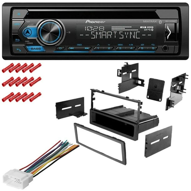 Kit2481 Bundle With Pioneer Bluetooth Car Stereo And Complete Installation Kit For 2001 2003 Ford Escape Single Din Radio Cd Am Fm Radio Dash Mounting Kit Walmart Com Walmart Com