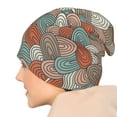 thumbnail image 7 of Beanie Hats for Men and Women, Abstract Colorful Lines Patterns Adult Unisex Knit Hat Winter Warm Skull Cap, 7 of 7