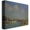 thumbnail image 2 of Trademark Fine Art Alfred Sisley 'The Loing at Saint-Mammes' Canvas Art 18x24 Inches, 2 of 2