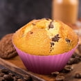 thumbnail image 2 of COM1950s Silicone Muffin Pan/Cups-Silicone Molds,3 in Jumbo Silicone Baking Cups Reusable Cupcake Liners Nonstick Large Cake Cups Set Stand Alone Cupcake Holder,10 Pack Auto Cup Holder Liner, 2 of 6