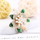 thumbnail image 4 of Broche de la flor de la gota del aceite Perla Todo Corsage Moda Perla Cactus Corsage Mujeres Traje Abrigo Broche Joyería 1pc, 4 of 7