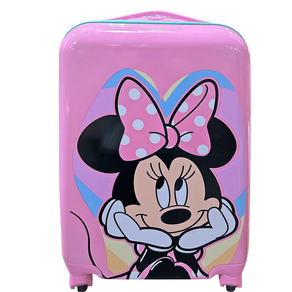Minnie 20" Hard Sided Luggage w/4 Spinner Wheels