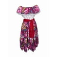 thumbnail image 5 of Floral Jibarita Campesina Dress for Adults - Puerto Rican & Nicaraguan Heritage, 5 of 13