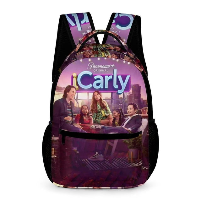 iCarly Mochila Escolar para Niños y Niñas, Mochila Infantil de Alta Calidad Ligera, Grande y Duradera 43x15x32cm