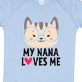 thumbnail image 4 of Inktastic Nana Loves Me Grandchild Girls Baby Bodysuit, 4 of 5