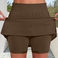 thumbnail image 2 of Levmjia Women's Leggings Soft Breathable Workout Yoga Skirt Shorts High Waist Elastic Waistband Pants Casual Solid Color Summer Sports Shorts for Daily Wear Gym Running, 2 of 6