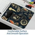 thumbnail image 6 of Motorcycle Square Mouse Pad, 8.3x9.8 Inch, Non-Slip Rubber Bottom, Printed Desk Mat for Office and Gaming, 6 of 6