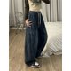 thumbnail image 3 of Pantalones vaqueros de mezclilla holgados para mujer, ropa de calle de gran tamaño, Vintage, azul, Grunge, Hip Hop, Harajuku, informal, pierna ancha, Y2K, 3 of 4