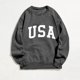 thumbnail image 2 of Gibobby Casual Sudadera para Mujer Sudadera con cuello redondo para mujer(Gris oscuro,CH), 2 of 4
