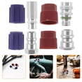 thumbnail image 1 of HONMEET 4Pcs Reliable High Low Pressure Conversion Adapter Kit for Car Air Conditioner Systems, 1 of 6