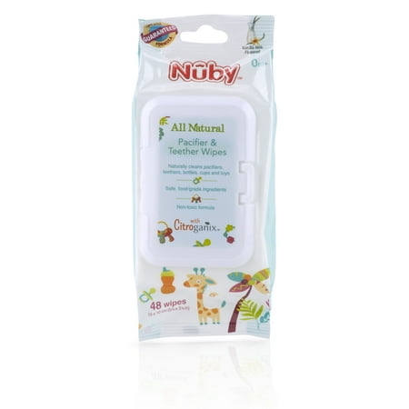 Nuby Pacifier Wipes - 48ct