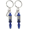 thumbnail image 1 of IFANLANDOR 2Pcs Coilover Keychain Shock Absorber Blue for Car, 1 of 7