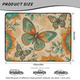 thumbnail image 7 of DISNIMO Butterfly Mandala Flower Print Car Trunk Mat 29" x 39" All Weather Cargo Liner Floor Mat with Non-Slip Backing Machine Washable Pet Cargo Mat Suitable for Most Car Models, 7 of 7