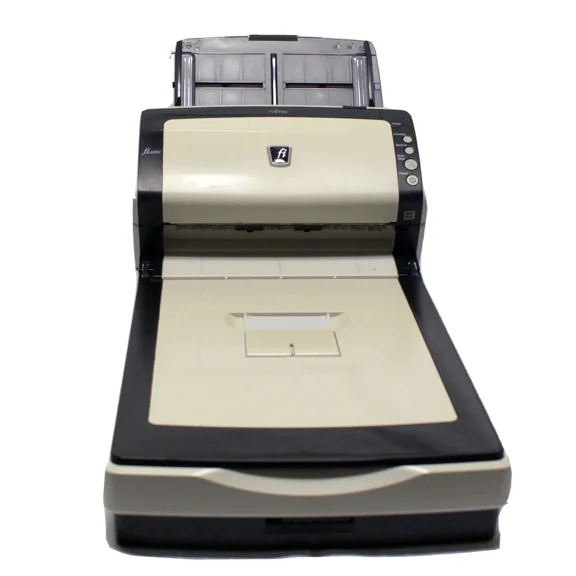 Restored Fujitsu fi-6240Z Flatbed   ADF Color Duplex Sheetfed Scanner – 60 ppm / 120 ipm, 50-Sheet ADF, Legal / Long Document Support (Refurbished)