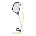 thumbnail image 2 of Phenofice Mirror For Bike Handlebar Round 1 Pair Black, 2 of 8