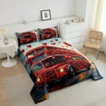 thumbnail image 4 of Erosebridal Romantic Bus Bedding Twin Comforter Set, Rose Flower Down Comforter, Valentines Day Theme Decor, Reversible, 4 of 8