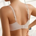 thumbnail image 4 of Summer Soft Bra Underwear Thin Breathable Soft Water Drop Cup Upper Support Gathers Bra, 4 of 7