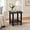 Black, variant on Ayaya 2-Tier Side Table, Solid Wood Indoor Bedside Table for Small Spaces, Living Room Bedroom Home Office, Black