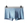 thumbnail image 1 of Bóxer de algodón para hombre, ropa interior con estampado a rayas de grafeno, calzoncillos elásticos absorbentes de humedad, 1 a 3 unidades, 1 of 4