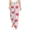thumbnail image 2 of Lsque Cute Pig Nose Print Women's Pajama Pants, Lounge Pant - Comfortable Home Wear,Elastic Waistband, Stylish Design-Small, 2 of 9
