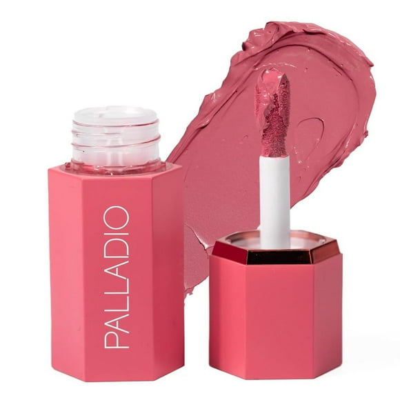 Palladio Rubor Líquido para Mejillas y Labios 2 en 1 Maquillaje, Rubor Facial, Fórmula Liviana en Cr multicolor