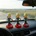 thumbnail image 4 of Yvsxxv 1 Firefighter Solar Powered Dancing Figurines & Knick-Knacks Car Dashboard Decor for Home Desk, 4 of 7