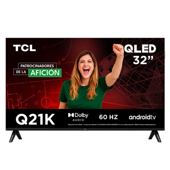 TV TCL 32" FHD QLED ANDROID HVA 32Q21K