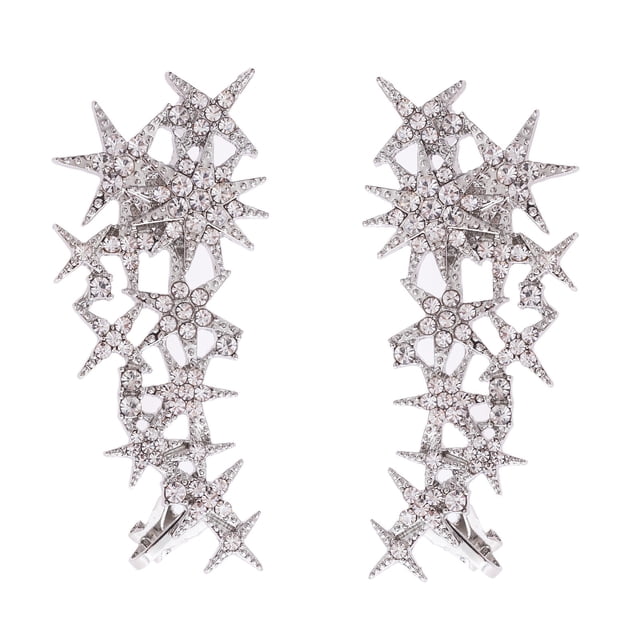 Fiudx Pendientes de Hoja, Diseño de Diamante de Doble Cara, Estilo de Malla Irregular, Aspecto Único y Elegante, Regalo Perfecto para Tus Seres Queridos, Accesorio Llamativo para Cualquier Ocasión.