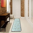 thumbnail image 3 of SKYSONIC 2'X6' Cute White Bunny Runner Rug with Rubber Backing, Easter Rabbits Non Slip Entryway Rug Runner Washable Soft Area Rug Carpet for Hallway Bedroom Kitchen Decor, 3 of 6