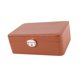 thumbnail image 5 of Caja de joyería Caja de exhibición Viajes Soporte de joyería portátil decorativa para collares para pernos de orejas Novias Mujeres Maillard Brown, 5 of 9