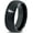 Black Dome Tungsten, variant on Tungsten Graduation Gamer Black Wedding Ring Custom Jewelry Teen Girl Gift Eco Friendly
