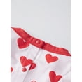 thumbnail image 6 of Valentines Day Matching Family Pajamas Set Love Heart Pattern Family Matching Outfits, 6 of 9