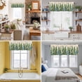 thumbnail image 5 of Tropical Plant Valance Curtain Summer Cactus Window Valances Rod Pocket Short Curtains Window Treatments for Kitchen Bedroom Bathroom Laundry 60" x 14", 5 of 9
