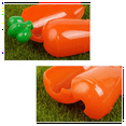 thumbnail image 4 of 5pcs Transparent Easter Plastic Carrots Candy Box Easter Gift Box Decorations C, 4 of 5