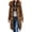 Brown, variant on TIHLMK Coat Women Solid Casual Thicker Winter Slim Down Lammy Jacket Coat Overcoat Coffee