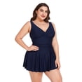 thumbnail image 4 of AURA Women One Piece Tummy Control Swimsuit Plus Size L 4XL Modest Swimwear, 4 of 7