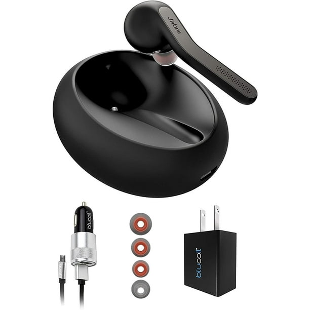 Jabra 55 Bluetooth Noise Cancelling Mic for and iOS Bundle with Blucoil Micro USB Car Charger, and USB Wall Adapter - Walmart.com