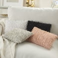 thumbnail image 5 of Nourison Luminescence Beaded Tassels Blush 10" X 14" Throw Pillow, 5 of 6