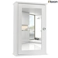 thumbnail image 5 of Ktaxon Bathroom Cabinet Wall Mount Mirrored Medicine Cabinet Storage Organizer with Single Door and Adjustable Shelves White, 5 of 13