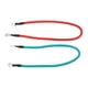thumbnail image 1 of Uadme 2 uds Cable de conexión Positivo y Negativo Cable de batería Cable de alimentación Anillo Ojal Poste Negativo Positivo para 173 178F 186 188F, 1 of 8