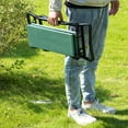 thumbnail image 6 of Patio Furniture Outsunny Padded Garden Kneeler and Seat Bench, Padded Foldable Garden Stool, Green,Patio Chairs, 6 of 11