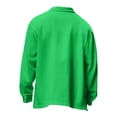 thumbnail image 5 of LISTHA Men's Casual Flap Pocket Button Front Long Sleeve Jackets Green M, 5 of 6