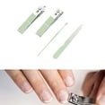 thumbnail image 2 of 4 Pcs Manicure Set Nails Clippers Toenail Cutter Ear Pick Nails Tool Set Nails File Pedicure Kits Fingernail Clippers, 2 of 8
