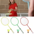 thumbnail image 2 of 1 Pair Badminton Rackets with Balls 2 Player Badminton Set for Children Indoor Outdoor Sport Game, 2 of 8