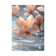 thumbnail image 5 of Mudket Framed,Pink Flower Canvas Wall Art,Ready to Hang,Floral Canvas Print,Modern Botanical Wall Decor,Elegant Floral Artwork,for Bedroom Bathroom Office Decor - 12"L x 8"W, 5 of 10