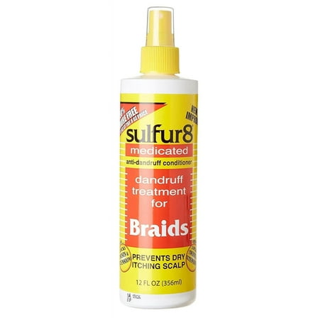 Sulfur-8 Medicated Anti-Dandruff Conditioner For Braid Spray - 8 Oz