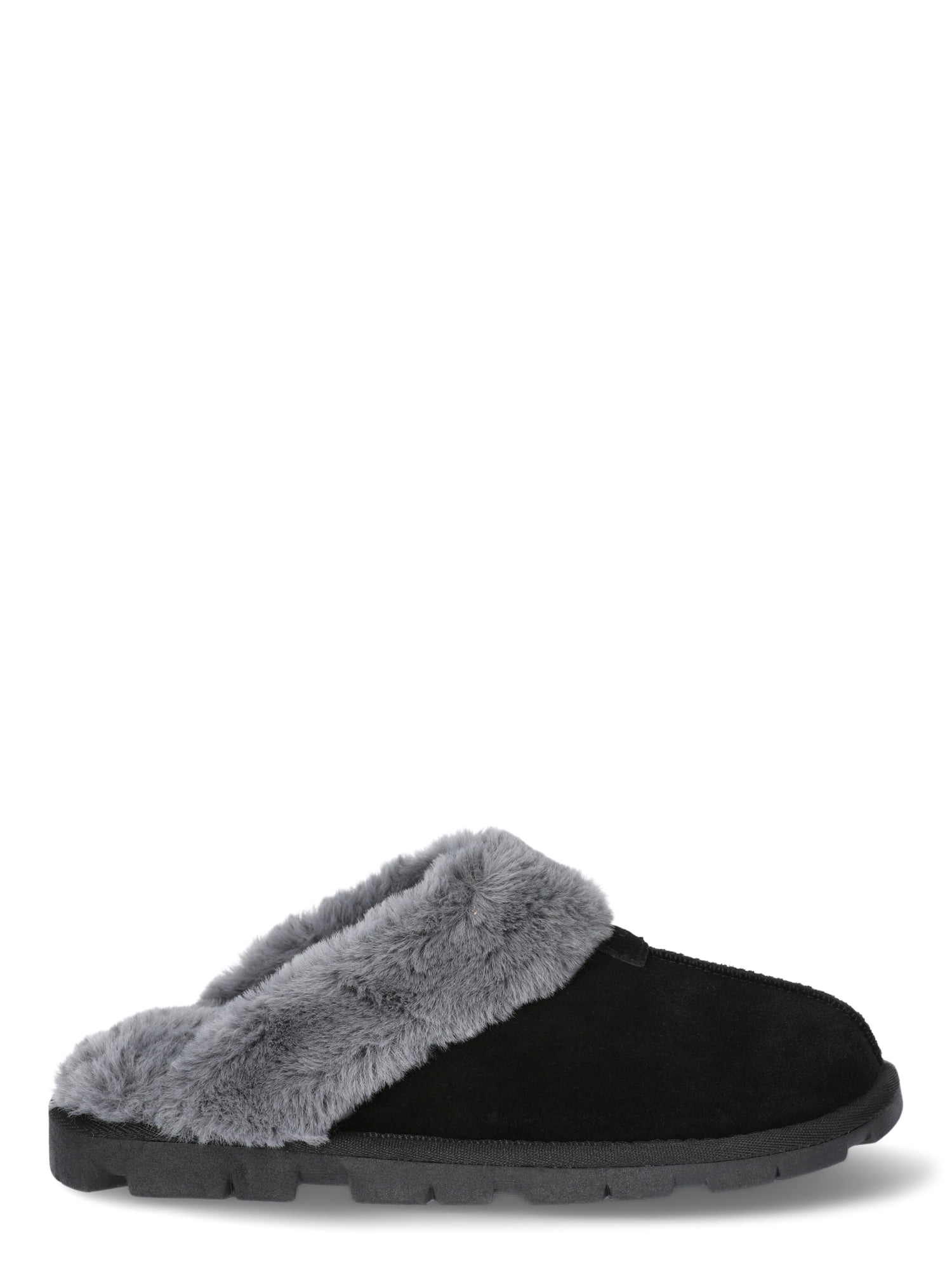 Joyspun Women's Suede Clog Slippers